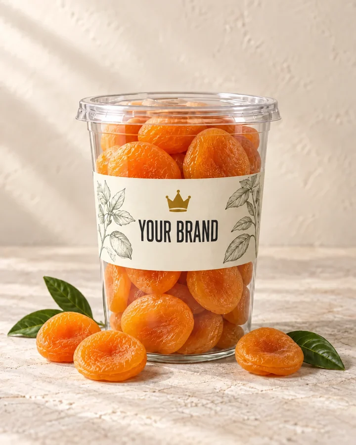CUP. Private-label packaging for nuts and dried fruit
